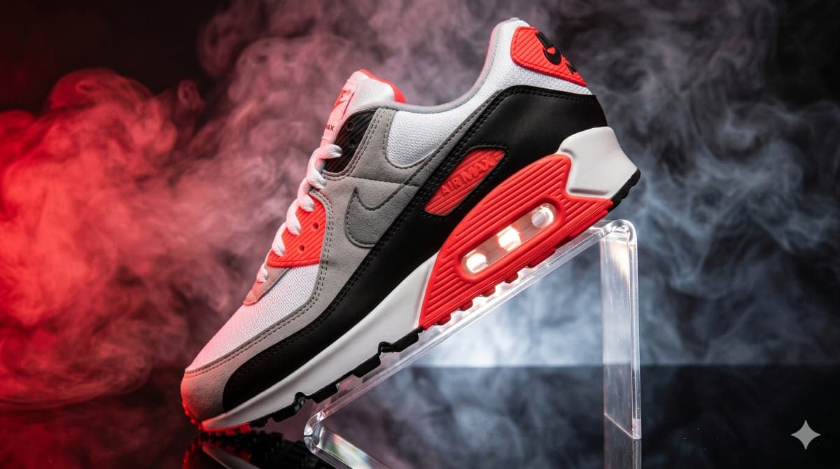 Review Nike Air Max 90 chi tiết: Lịch sử, thiết kế Visible Air và độ êm